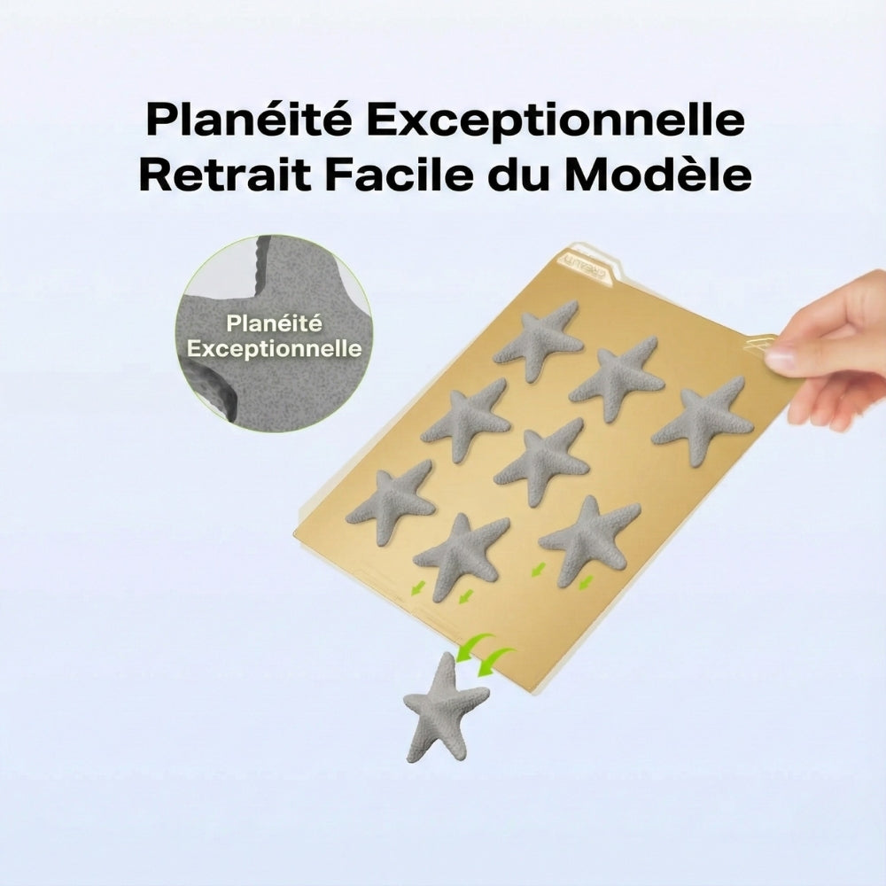 Creality - K2 - Plateau d'impression PEI Double Face Givré