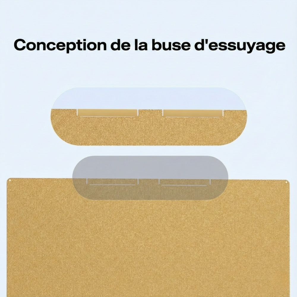Creality - K2 - Plateau d'impression PEI Double Face Givré