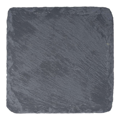 Creality - Sous-verres Carrés en Pierre Noire (Black Square Stone Coasters) - 10 x 10 cm - 5 pcs