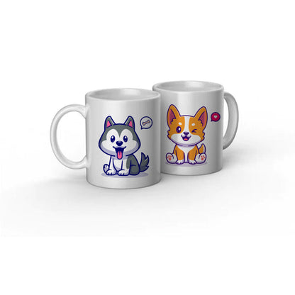 Cricut - Mug en céramique - blanc - 12 oz / 340 ml (lot 2 Mugs)