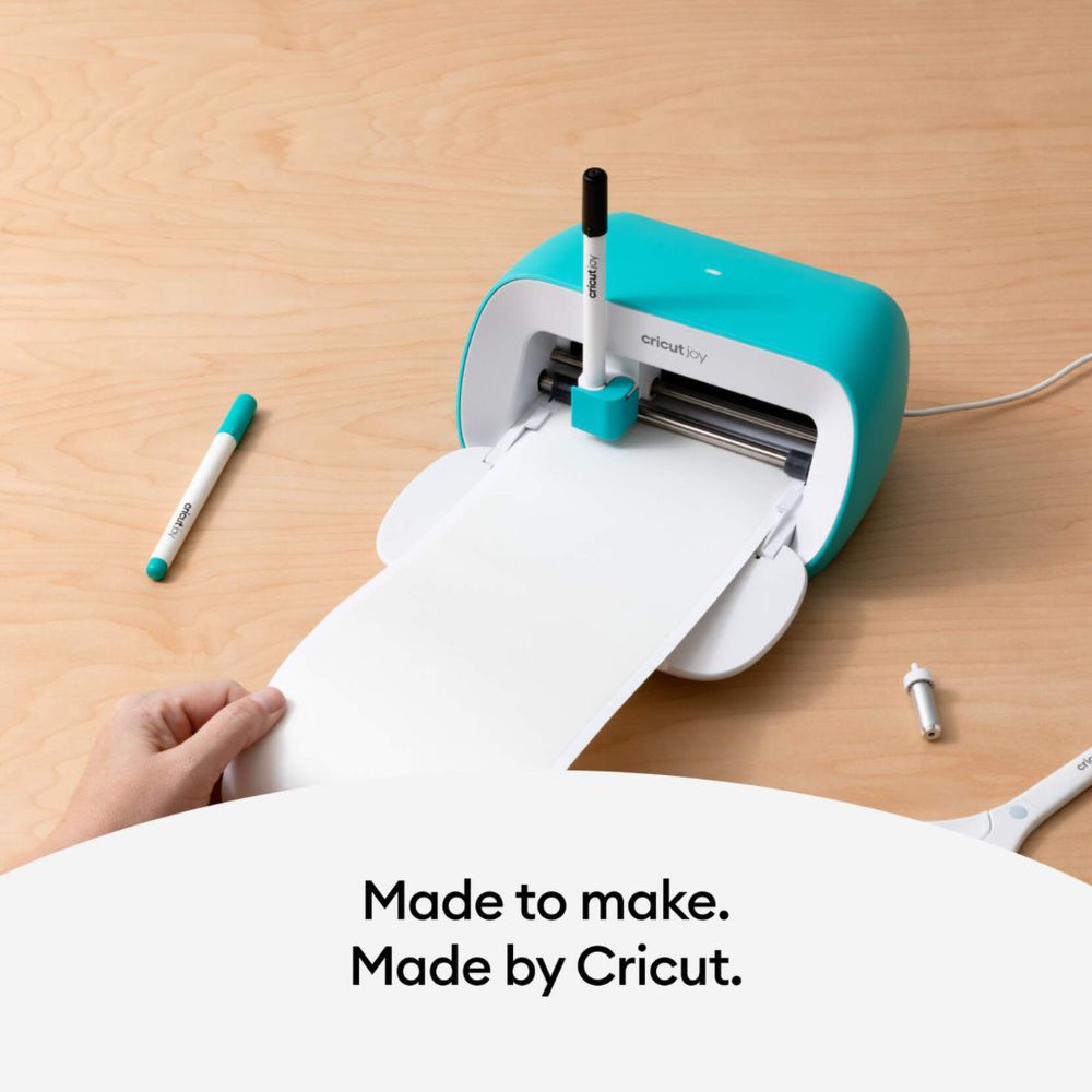 Cricut - Joy - Papier Autocollant Soluble  - Blanc - 14 x 90 cm