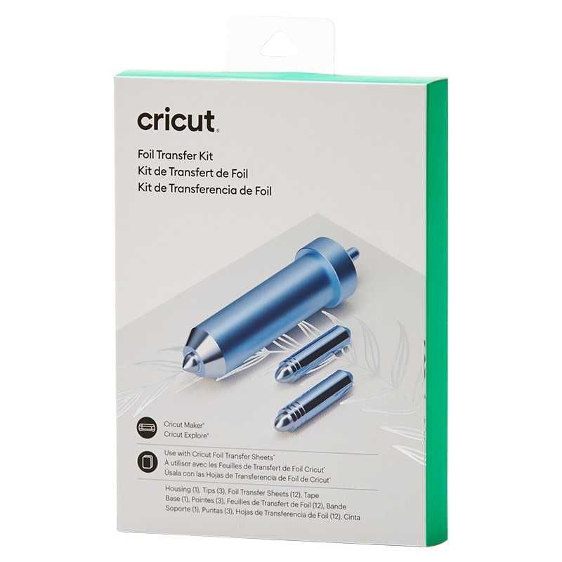 Cricut - Kit de Transfert de Pellicule Métallisée + 3 Embouts