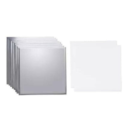 Cricut - Maker/Explore - Feuilles de transfert Foil - Argent (Silver) - 30 x 30 cm - 8 pièces