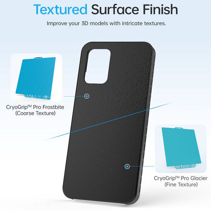 Biqu - Pack Panda BuildPlate CryoGrip Pro (Fine & Coarse Texture) - Bambu Lab X1/X2/P1/P2/A1
