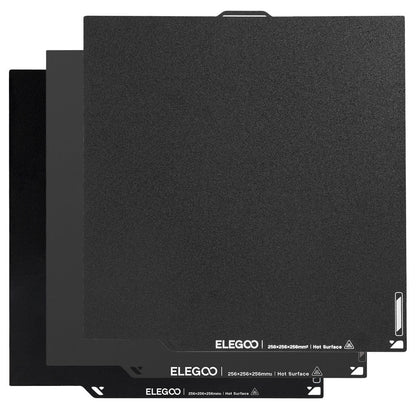 Pack Elegoo Centauri Carbon - 3 Plateaux d'Impression Double Face (Dual-side Build Plate Pack)