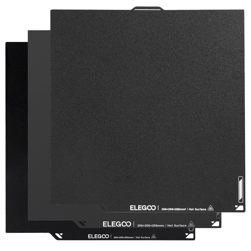 Elegoo - Centauri Carbon - Plateaux d'Impression Double Face (Dual-side Build Plate Pack) - 3 pcs
