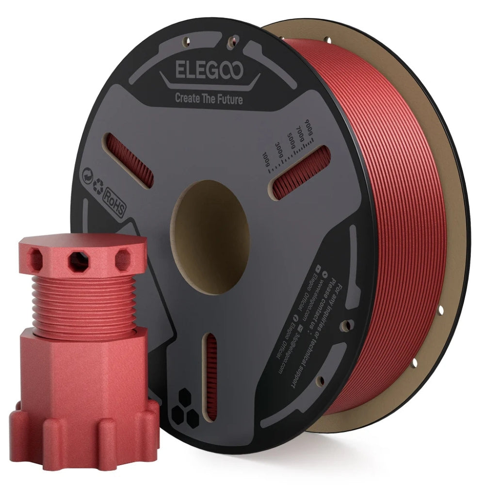 Elegoo - PETG-CF - Rouge (Red) - 1,75 mm - 1 kg
