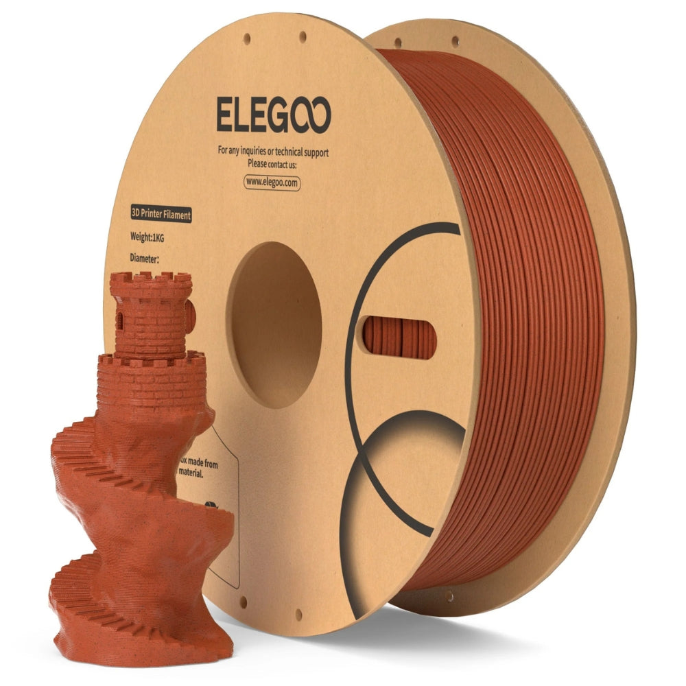 Elegoo - PLA Marble - Brique Rouge (Brick Red) - 1,75 mm - 1 kg