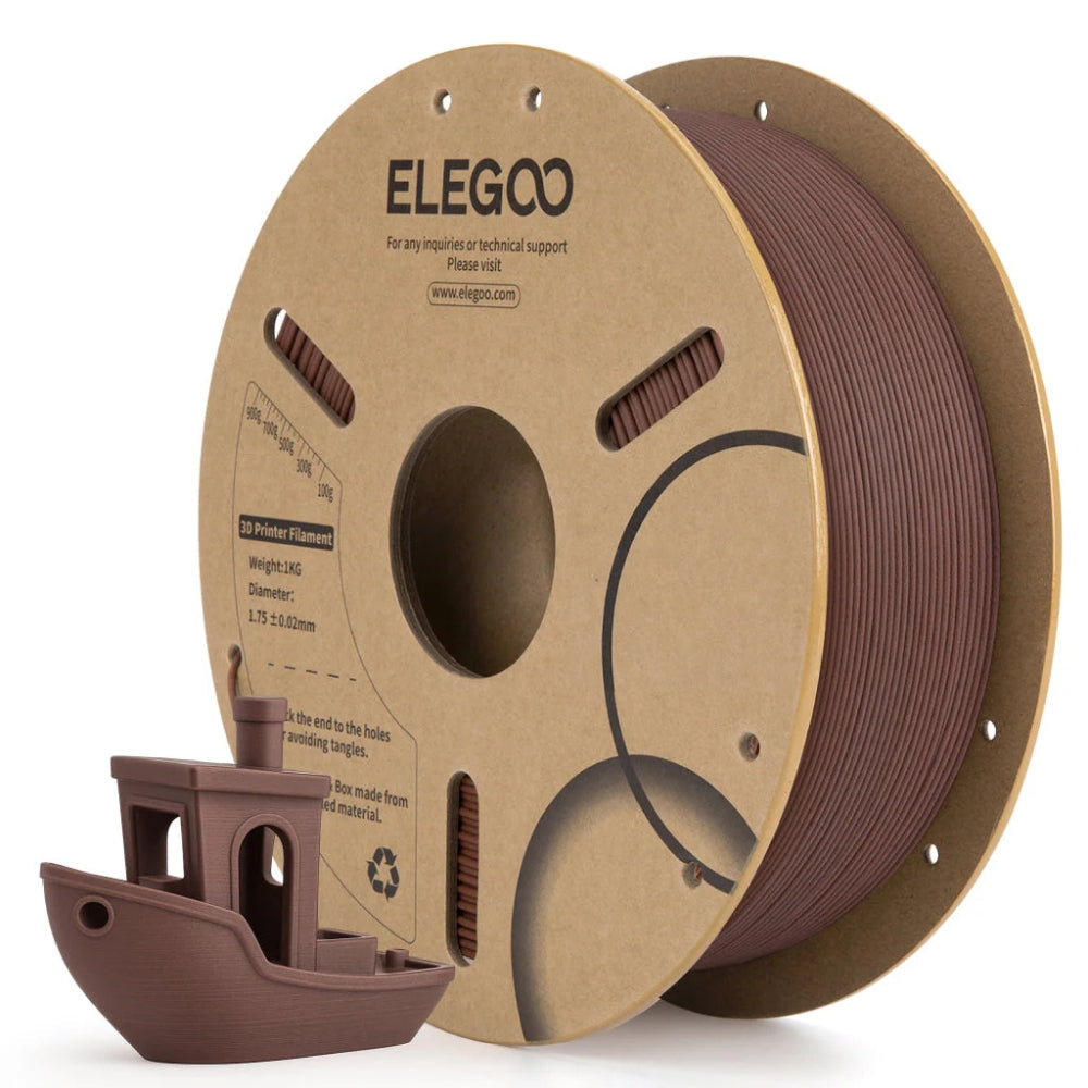 Elegoo - PLA Special - Wood - Bois de Noyer (Walnut Wood) - 1,75 mm - 1 kg