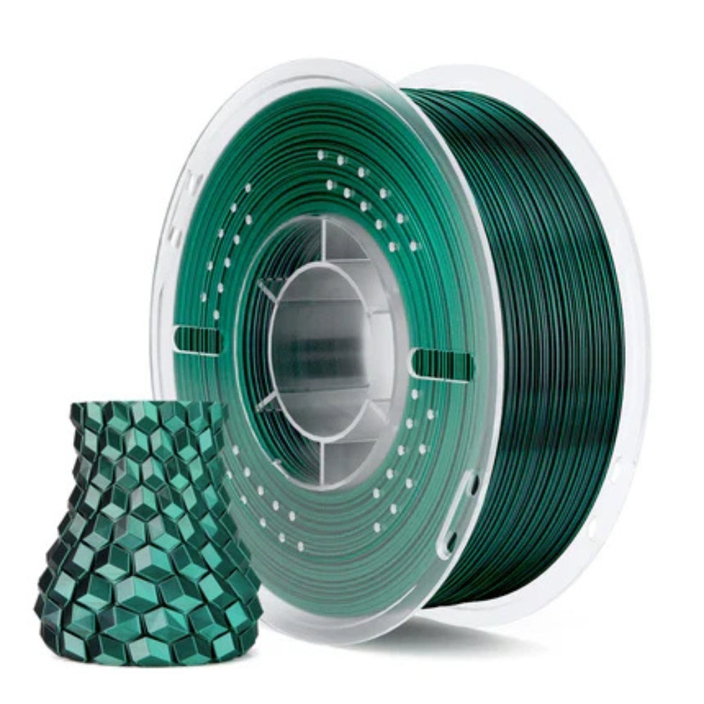 Elegoo - Silk PLA - Noire Vert (Black Green) - 1,75 mm - 1 kg