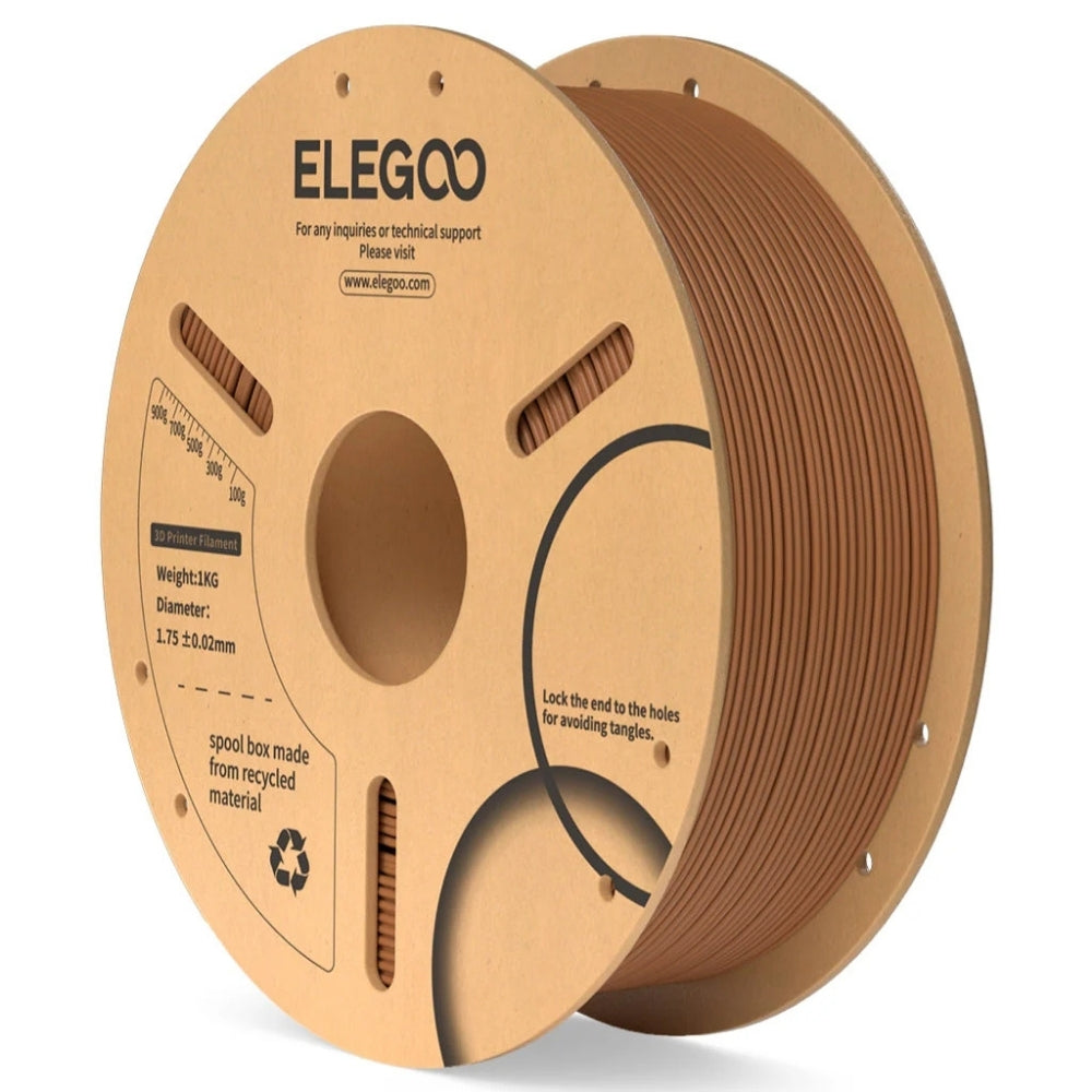Elegoo - PLA - Marron (Brown) - 1,75 mm - 1 kg - RFID