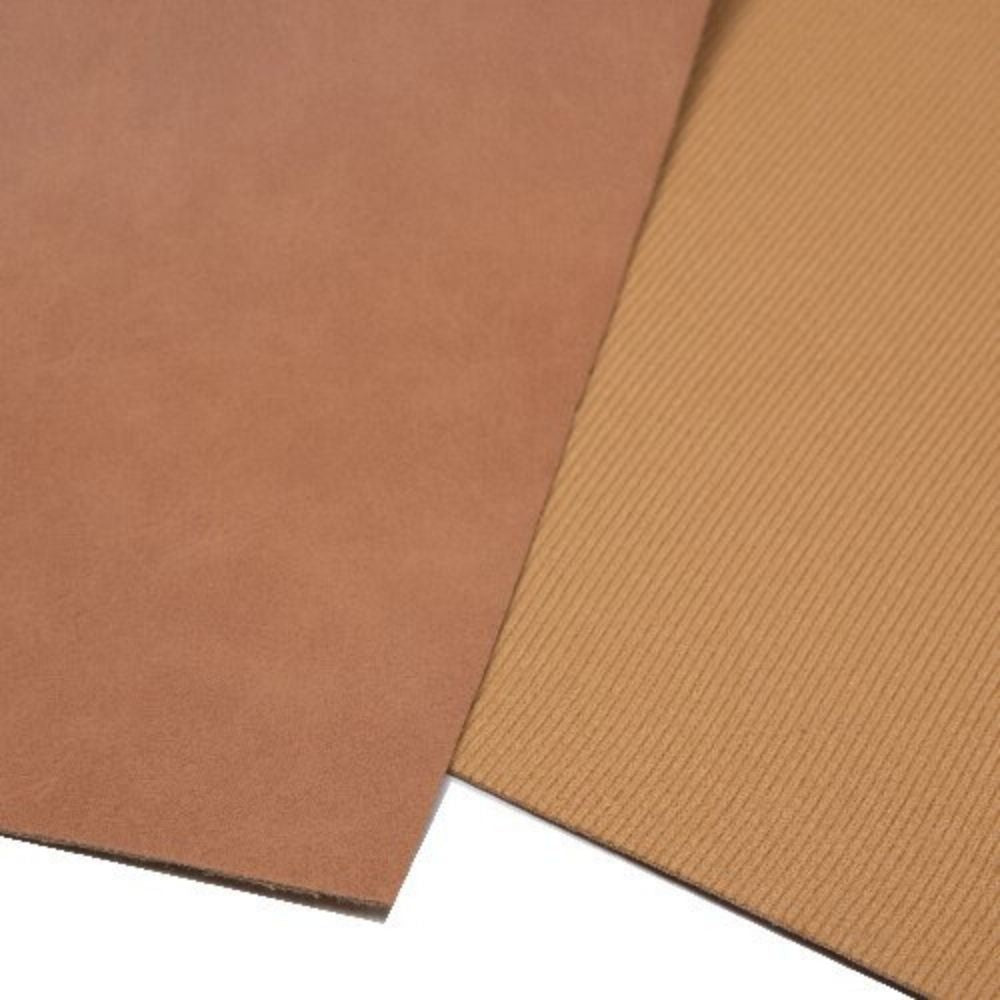 Craft Express - 5 Feuilles Effet Cuir pour sublimation - Marron Camel - 30 x 30 cm