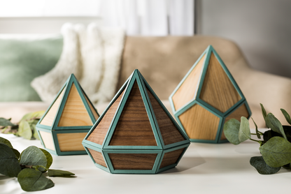 exemple de placage bois en couleur noyer de chez cricut