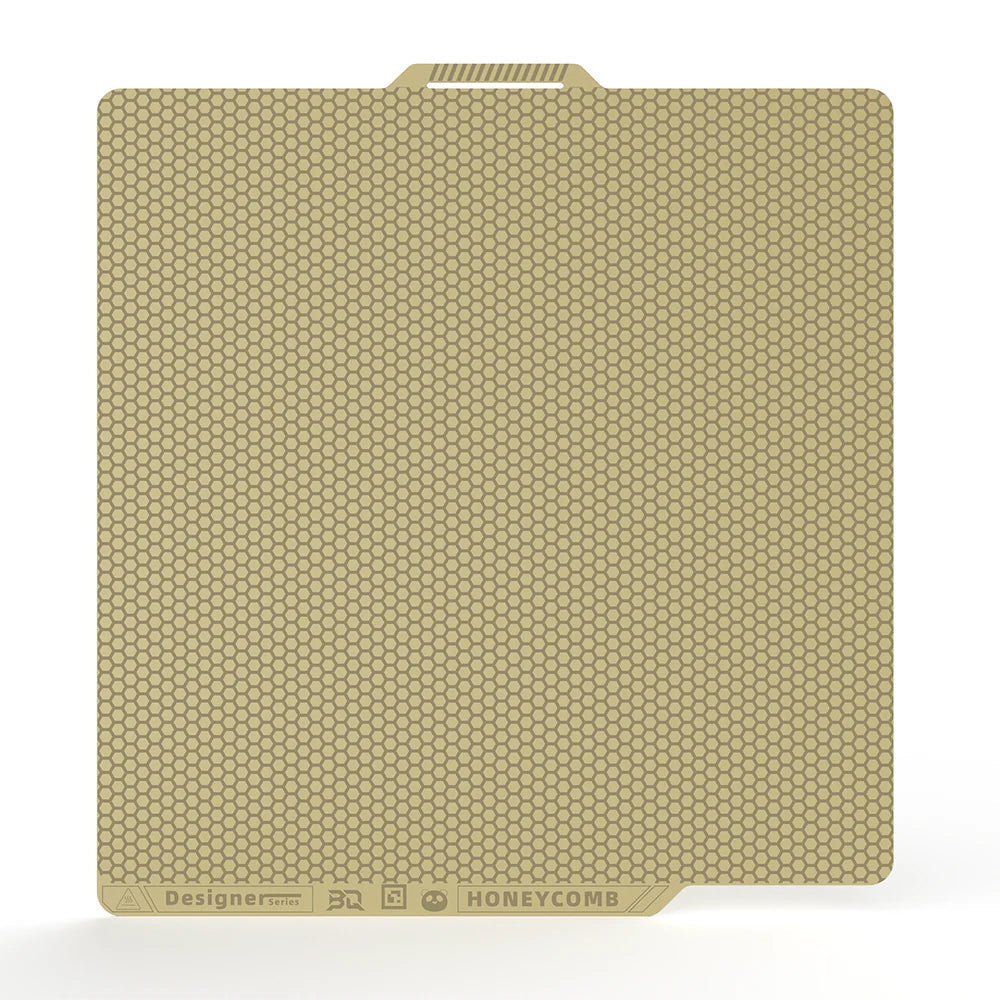 BIQU - Plateau d'impression texturé Dual pour X1/X2/P1/P2/A1 - Nid d'abeille et Pied-de-poule (Honeycomb & Houndstooth Patterns) - 257 x 257 mm