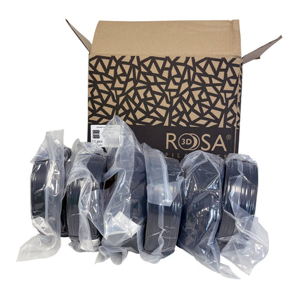Rosa3D - MEGAPACK PLA Starter - Noir (Black) - 1,75 mm - 12x1 kg Refill