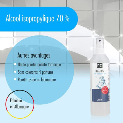 Improve3D - Alcool Isopropylique (IPA) 70% - Spray 250 ml