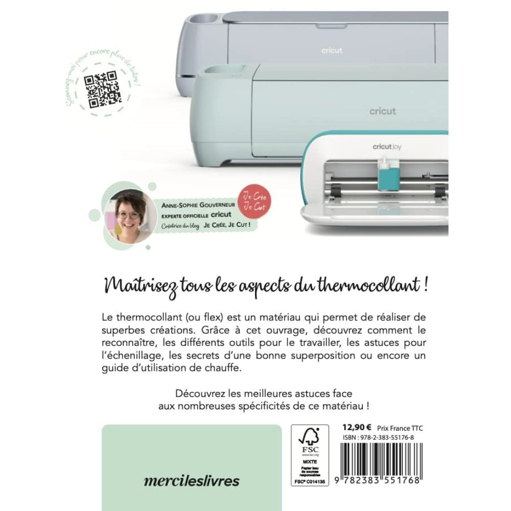 Cricut - Livre - Mes matériaux Cricut 100 % Thermocollant