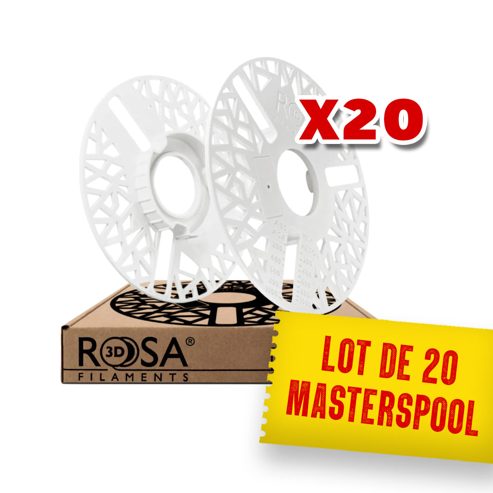 Rosa3D - Lot de 20 Masterspool Bobine Réutilisable ♻️ Consignées ♻️