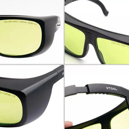 xTool - Lunettes de Sécurité pour Laser - 190nm-460nm & 800nm-1100nm