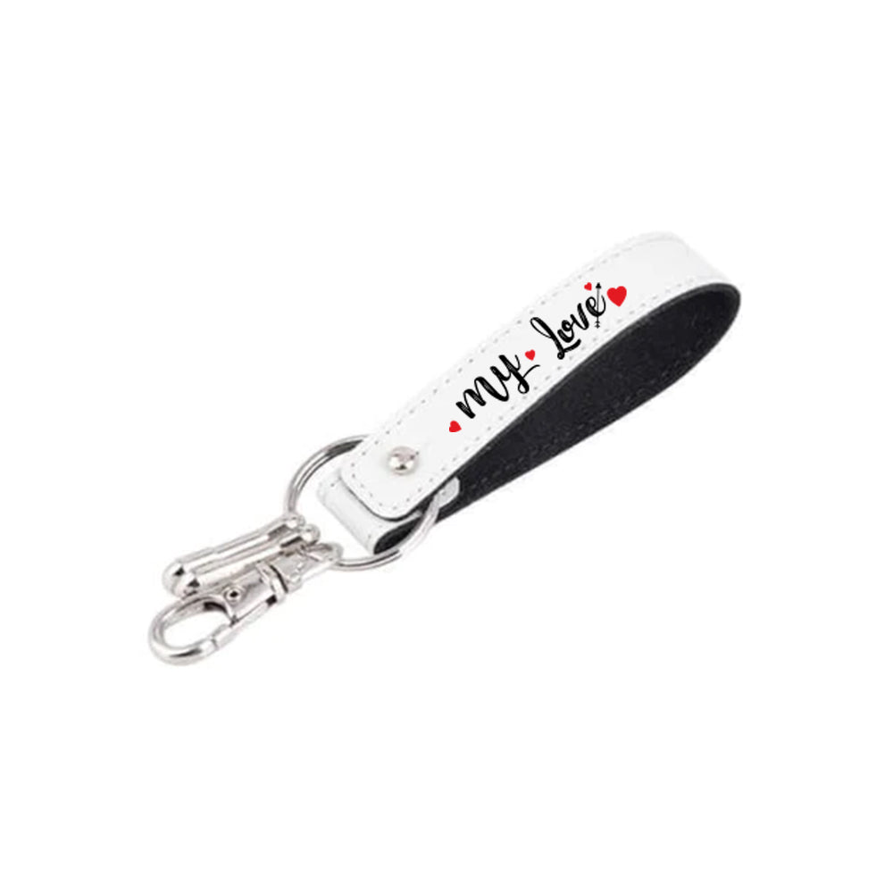 MissKraft - SUblimation - Porte-clé en cuir - 18 x 213 mm sublimé