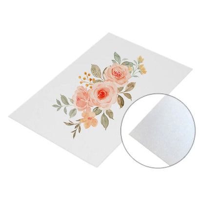 MissKraft - Sublimation - 5 Plaques de Métal Perlé - Blanc - 15 x 20 cm