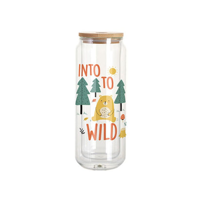 MissKraft - Sublimation - Gobelet avec Couvercle Bambou - 450 ml personnalisé