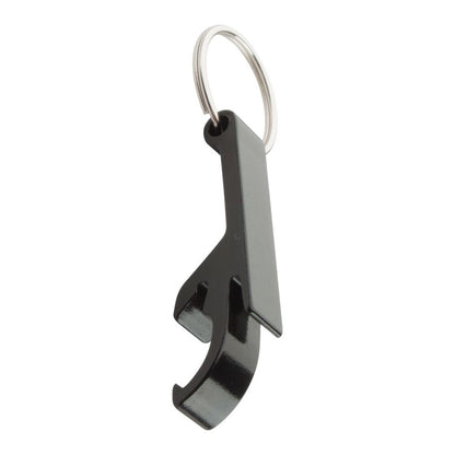 MissKraft - 5 Porte-clés Décapsuleurs en métal à graver Russel - Noir