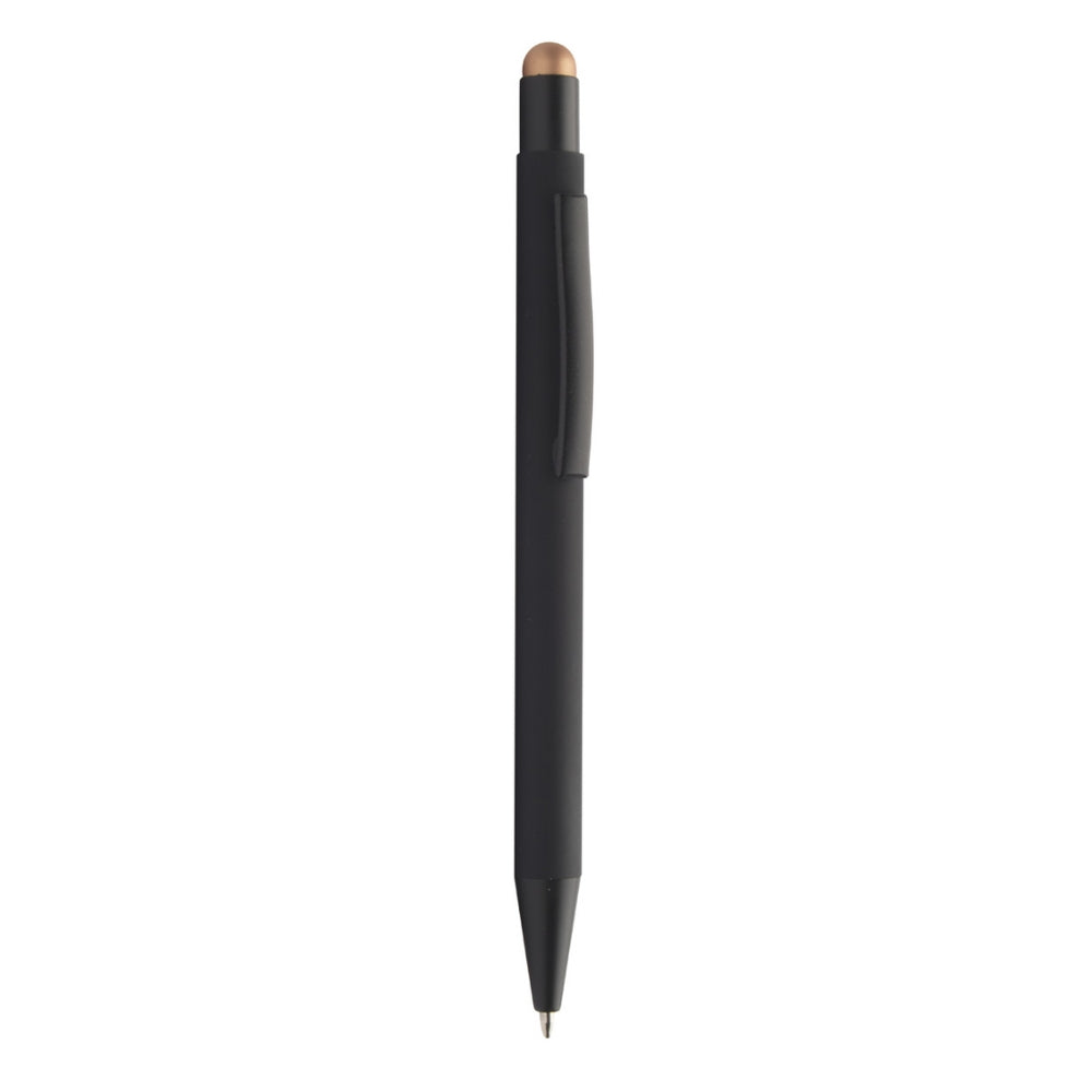 MissKraft -  5 Stylos à bille à graver Pearly Noir embout Bronze