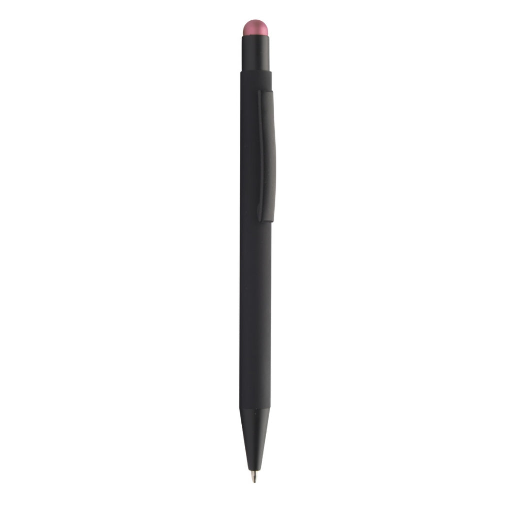 MissKraft -  5 Stylos à bille à graver Pearly Noir embout Violet