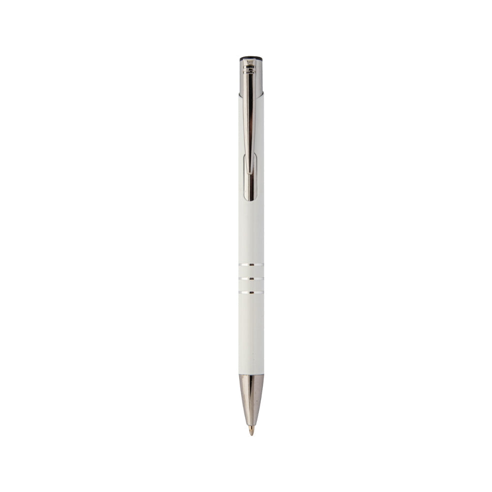 MissKraft - 5 Stylos à bille à graver Rechannel - Blanc