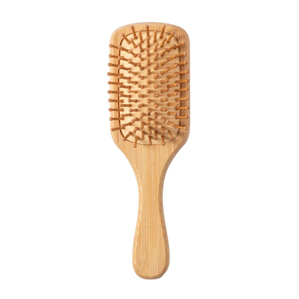 MissKraft - Brosse à cheveux en bambou à graver Palau
