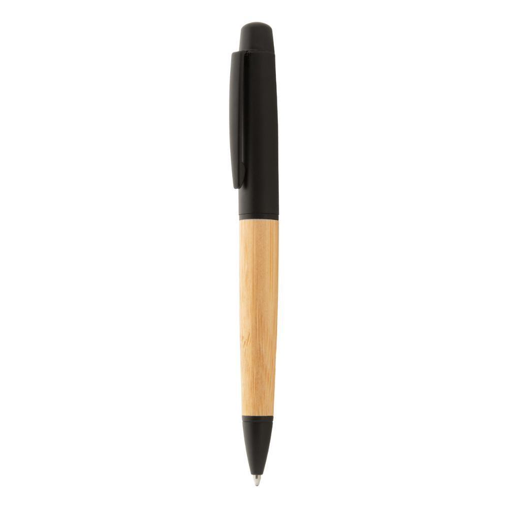MissKraft - Stylo Baduru avec étui en bambou et métal à graver
