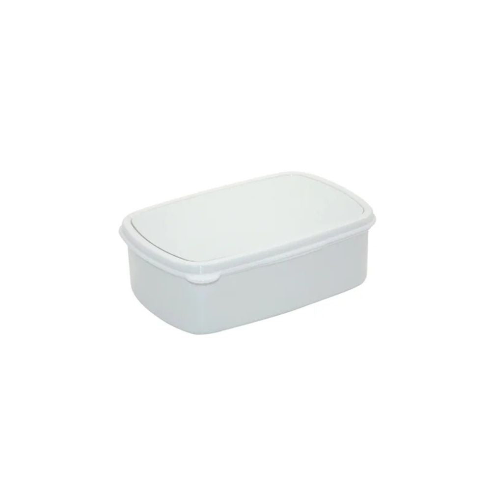 MissKraft - Sublimation - Boîte à goûter en Plastique - 18 x 13 cm - Blanc