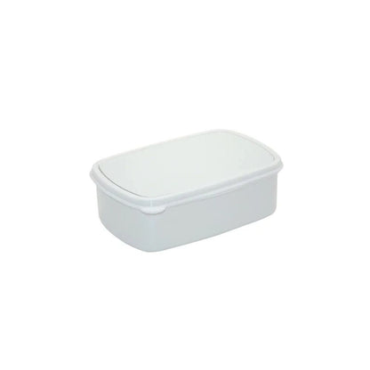 MissKraft - Sublimation - Boîte à goûter en Plastique - 18 x 13 cm - Blanc