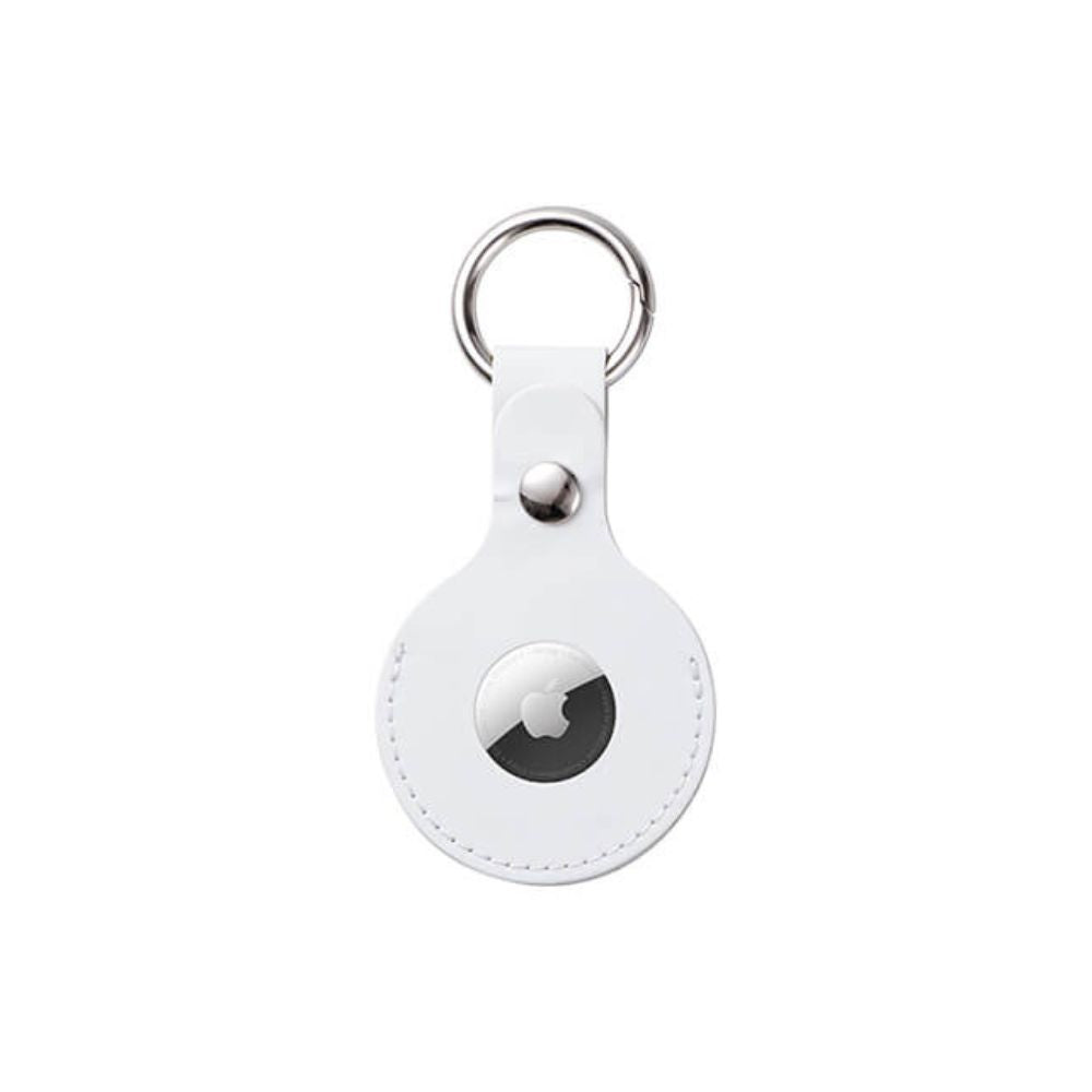 MissKraft - Sublimation - Porte-clés en cuir / étui AirTag  - Blanc