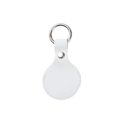 MissKraft - Sublimation - Porte-clés en cuir / étui AirTag  - Blanc
