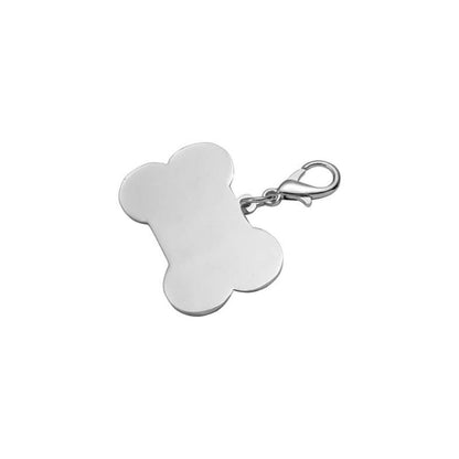 MissKraft - Sublimation - Porte Clés Os - Noir - 30 x 45 mm