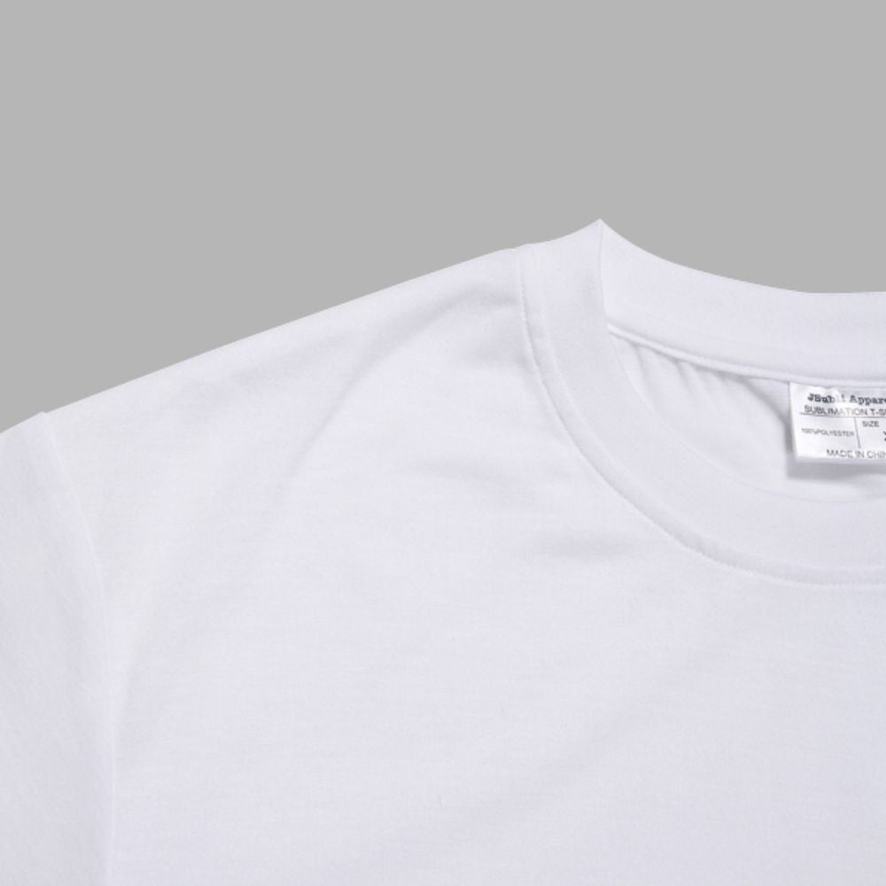 MissKraft - Sublimation - T-shirt Homme 100% Polyester - Blanc 
