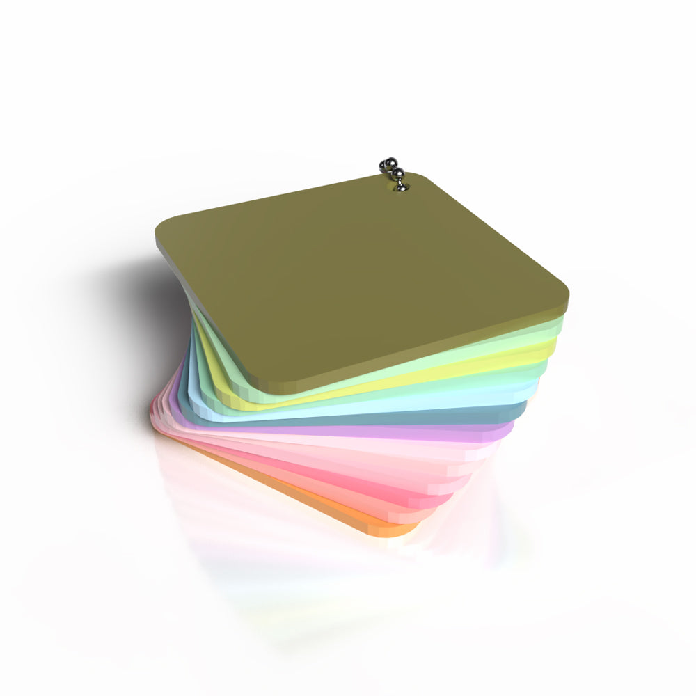 MissKraft - Nuancier Plaques PMMA Acryliques - 14 Pastel