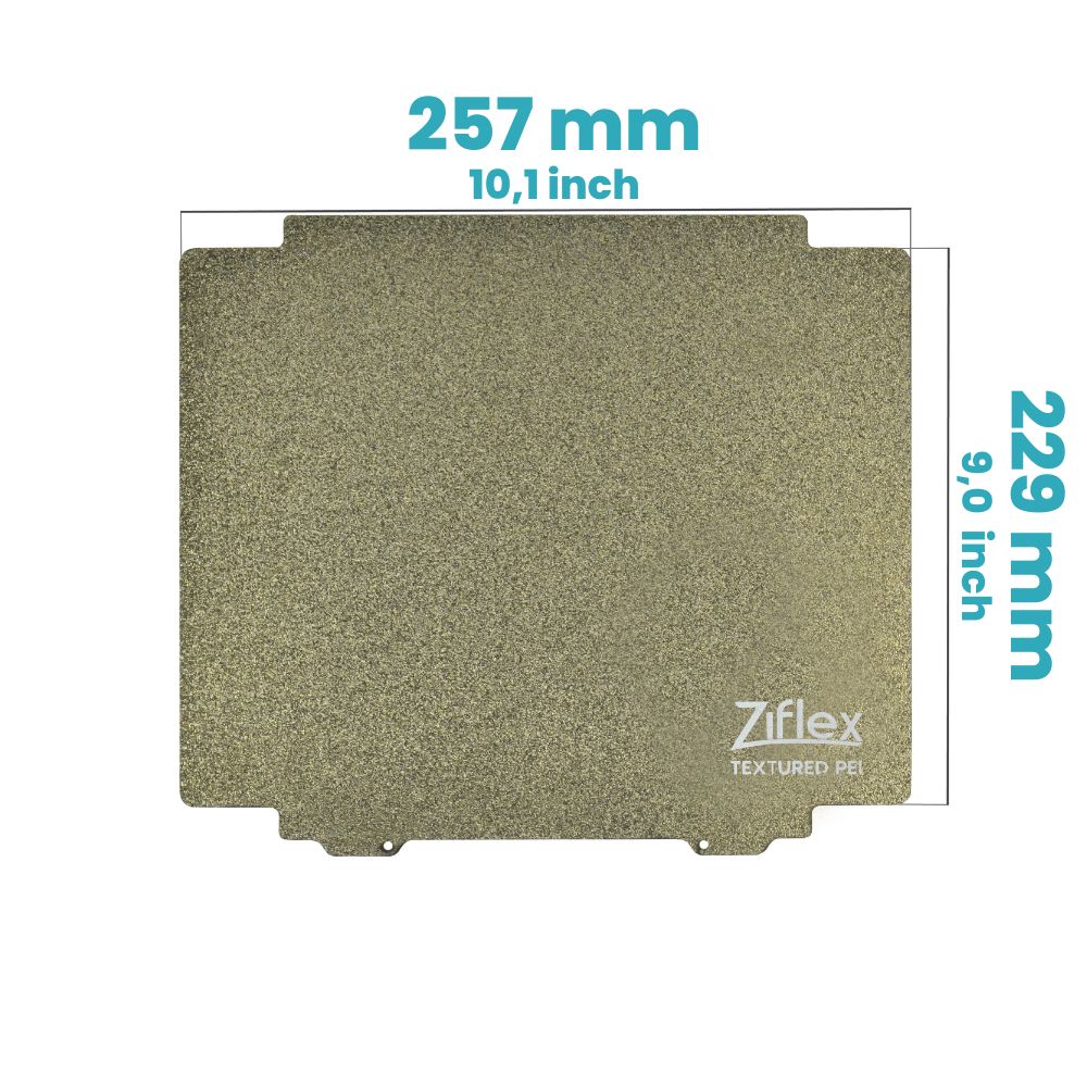 Ziflex - Upper Surface PEI 257 x 229 mm - Ultimaker 2/2+/3