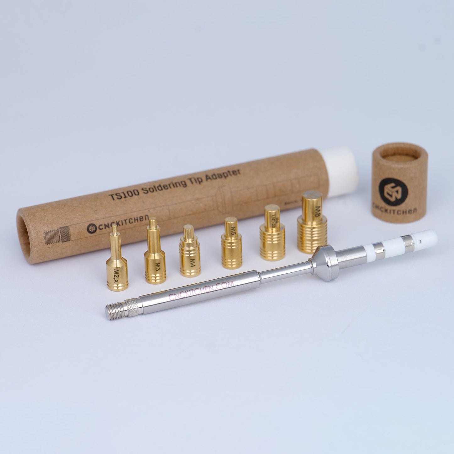 CNC Kitchen - Pannes à Souder + Adaptateur pour TS100 et TS101 - 6 pièces