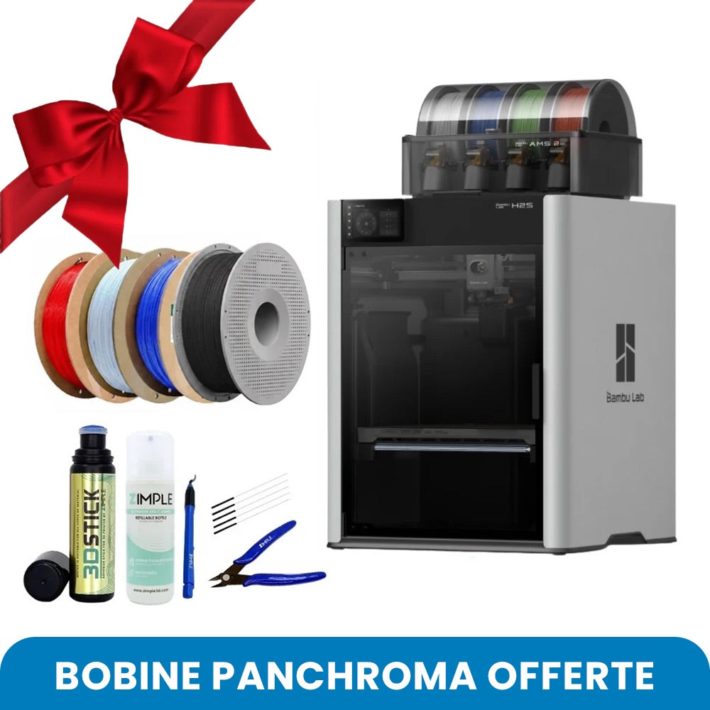 Pack Starter -  Bambu Lab H2S Combo avec Bobine Panchroma Offerte