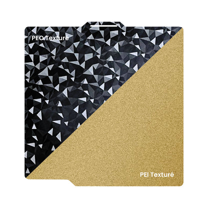 Ziflex - Plateau d'Impression pour Bambu Lab Séries X1/X2/P1/P2/A1 - PEO & PEI Textured - 257 x 257 mm