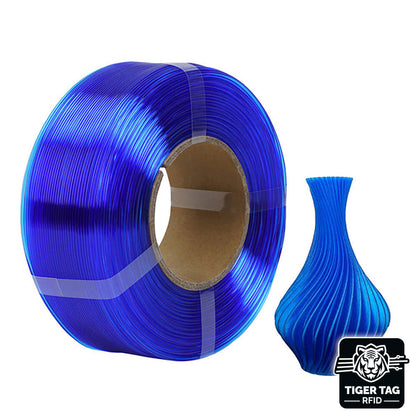 R3D - PLA High-speed - Bleu Transparent (Transparent Blue) - 1,75 mm - 1 kg Refill avec RFID TigerTag