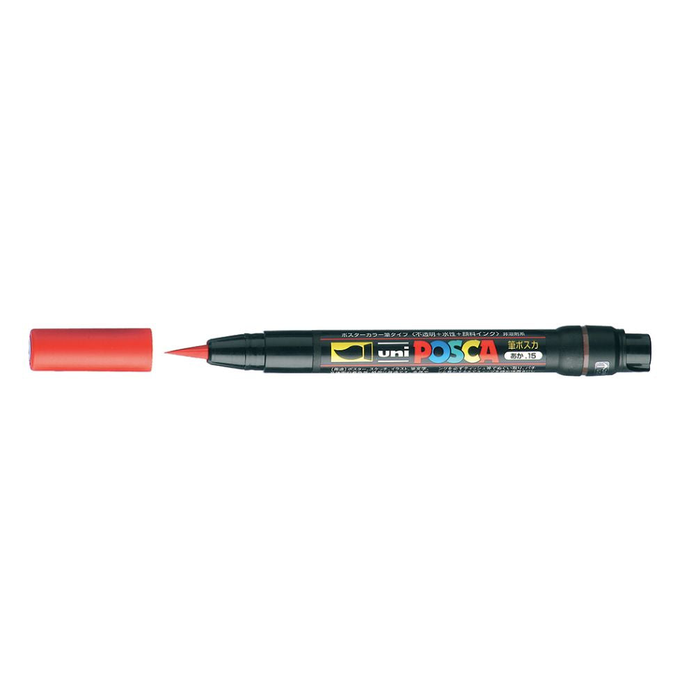 POSCA - Marqueur Pinceau - Rouge