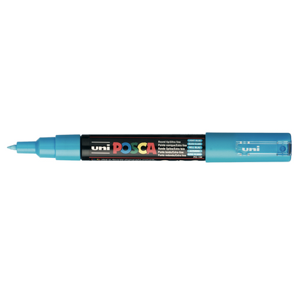 POSCA - Marqueur Pointe Conique Extra Fine - Bleu Clair
