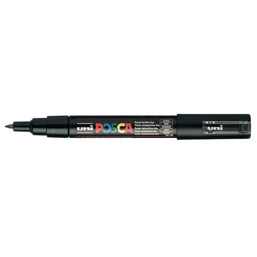 POSCA - Marqueur Pointe Conique Extra Fine - Noir