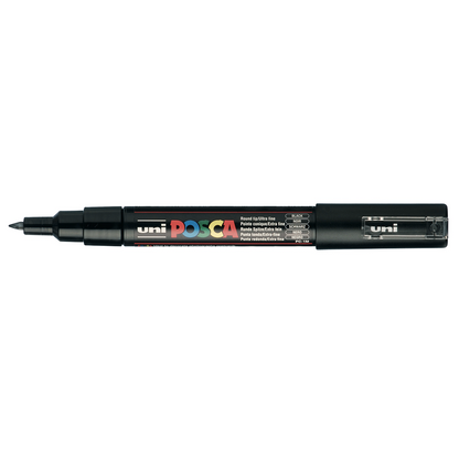 POSCA - Marqueur Pointe Conique Extra Fine - Noir