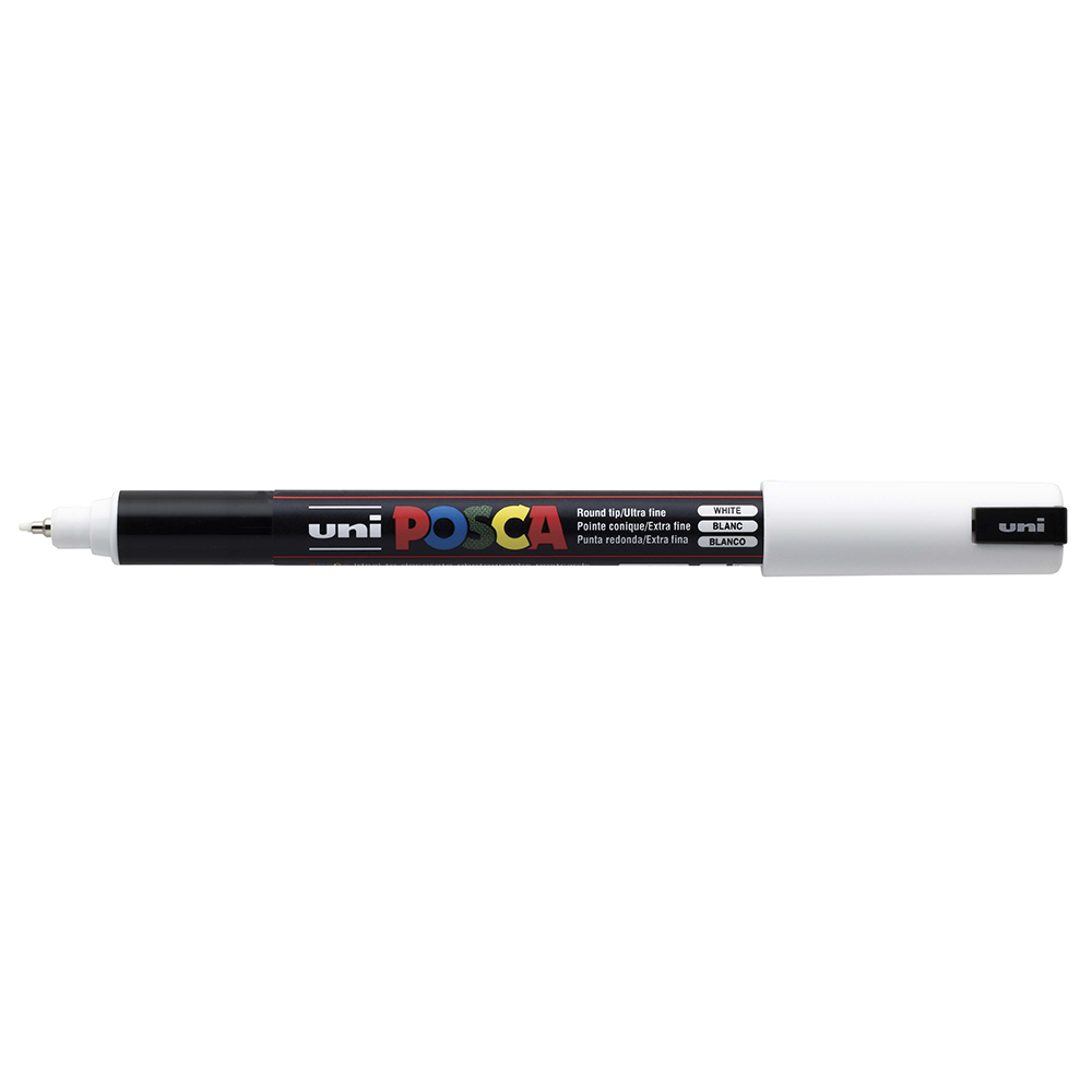 POSCA - Marqueur Pointe Extra Fine - Blanc