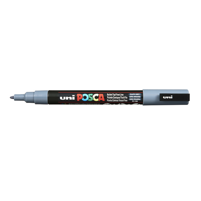 POSCA - Marqueur Pointe Conique Fine - Gris Ardoise